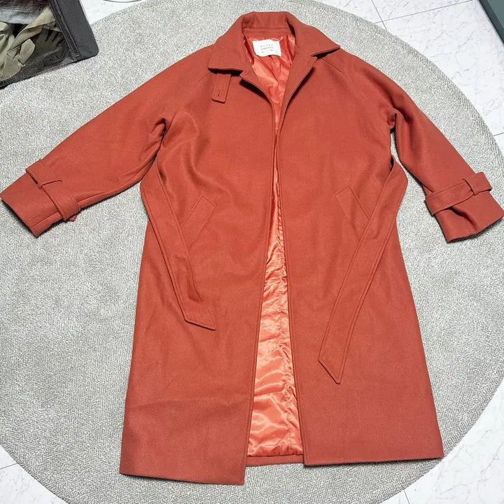 [BUNJANG] Deep Pink Wool Long Coat / 딥핑크 울롱코트 새상품