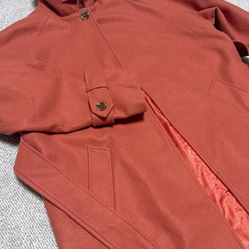 [BUNJANG] Deep Pink Wool Long Coat / 딥핑크 울롱코트 새상품