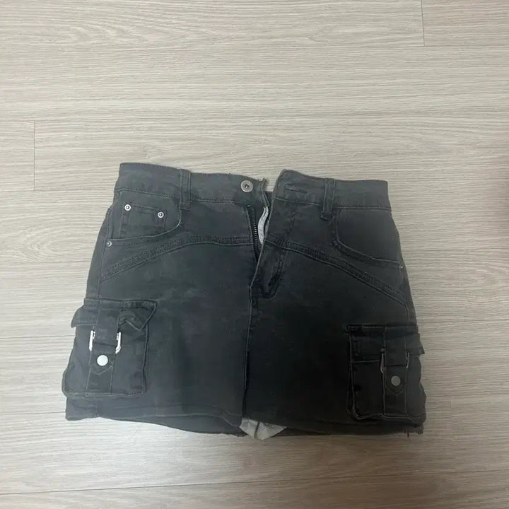 [BUNJANG] Vintage Black Denim Skirt / 빈티지 흑청치마