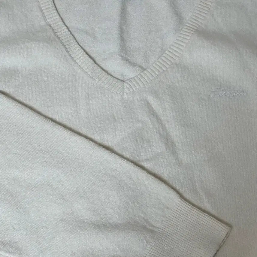 [BUNJANG] Cleshe Peach Mousse V-Neck Knit / 클리시어 Peach mousse 브이넥 니트