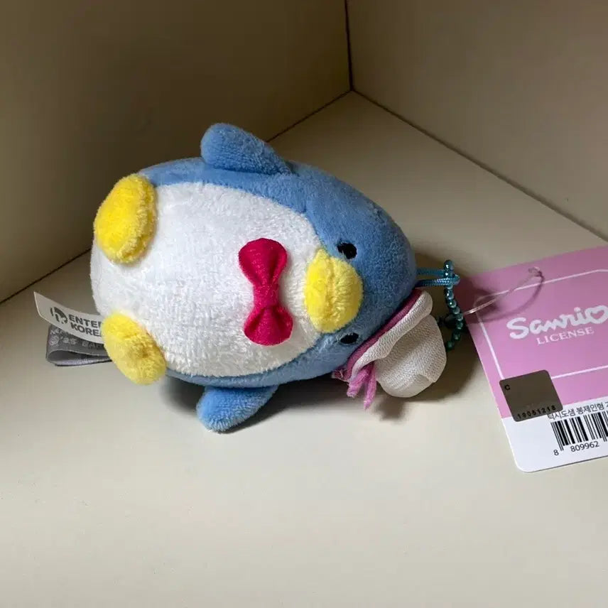 [BUNJANG] Sanrio Tuxedo Sam Plush Keychain New Product / 산리오 턱시도샘 봉제인형 키링 새제품 가방걸이