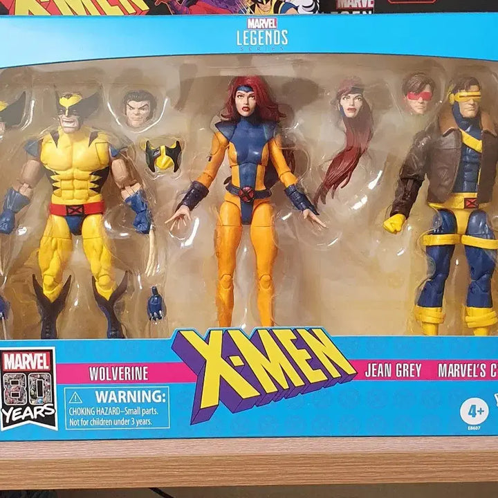 [BUNJANG] Marvel Legends Love Triangle Cyclops Wolverine Jean Action Figure / 미개봉 러브트라이앵글 마블레전드 사이클롭스 울버린 진