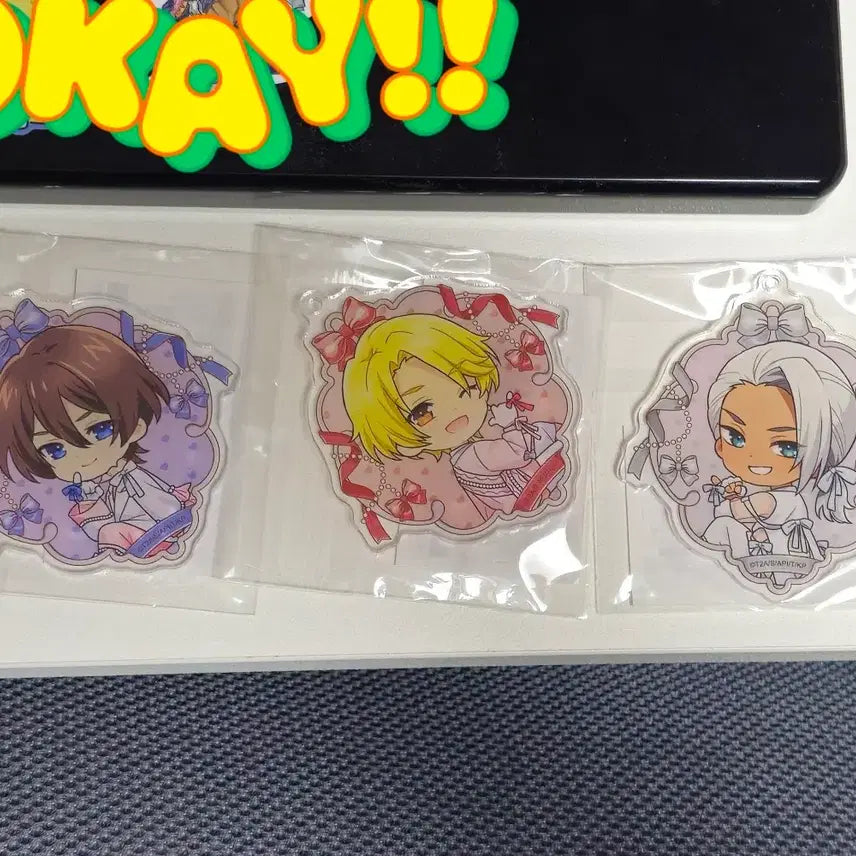 [BUNJANG] King &amp; Prince Acrylic Keyring Set / 킹프리 삼강 아크릴 키링 세트