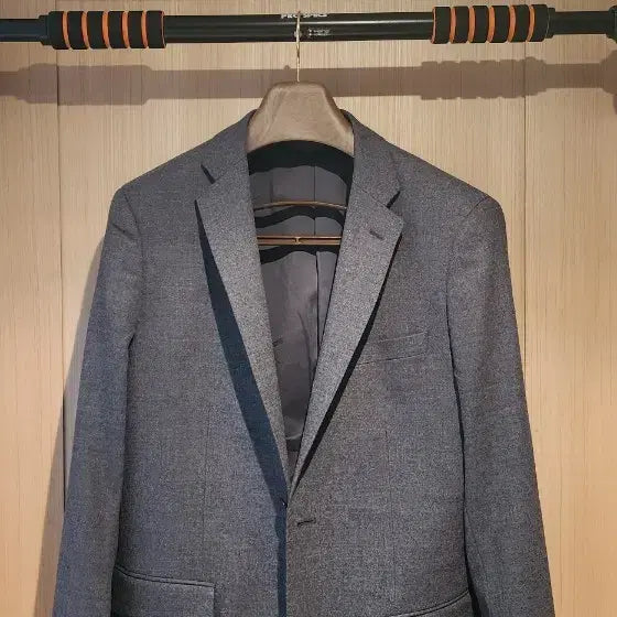 [BUNJANG] Uniqlo Gray Wool Jacket L / (간절기용)유니클로 그레이 모직자켓 L