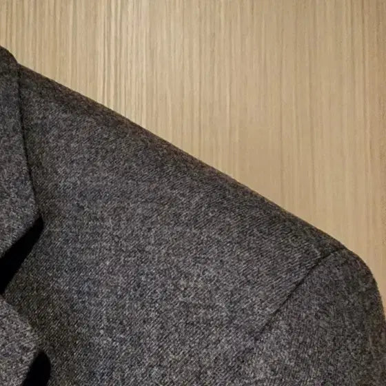 [BUNJANG] Uniqlo Gray Wool Jacket L / (간절기용)유니클로 그레이 모직자켓 L