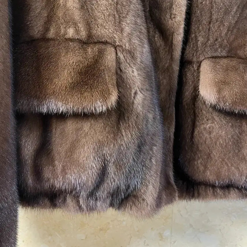[BUNJANG] Mahogany Reversible Mink Jacket (Size 55-66) / (새상품)마호가니 루즈핏 리버시블 밍크 자켓 (55~66)