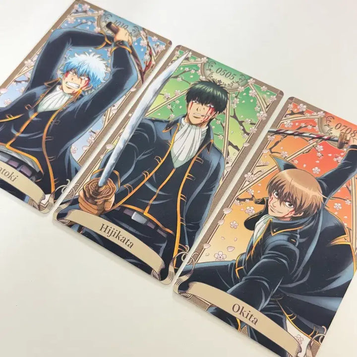 [BUNJANG] Gintama Arcana Card Gintoki Hijikata Sougo Bundle Set / 은혼 아르카나 카드 긴토키 히지카타 소고 일괄