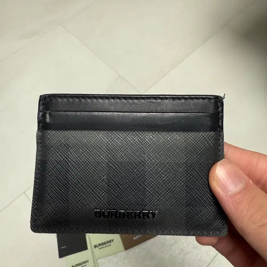 [BUNJANG] Burberry Check Cardholder / 버버리 체크 카드지갑