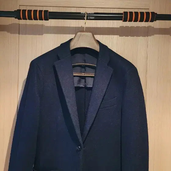 [BUNJANG] Uniqlo Navy Wool Jacket L / (간절기용)유니클로 네이비 모직 자켓 L