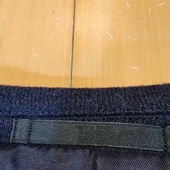 [BUNJANG] Uniqlo Navy Wool Jacket L / (간절기용)유니클로 네이비 모직 자켓 L