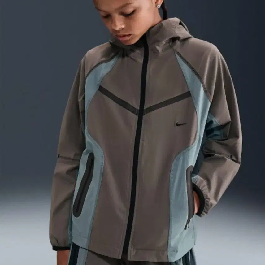 [BUNJANG] Nike Woven Tech Jacket Kids Training Set / 나이키 우븐 테크 자켓 바람막이 주니어 키즈 XL 트레이닝 셋업 윈드러너