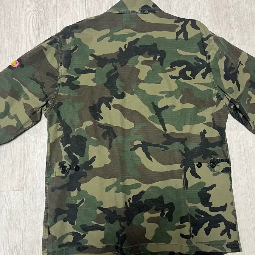 [SOLD OUT] XL) 스투시 카모 밀리터리자켓