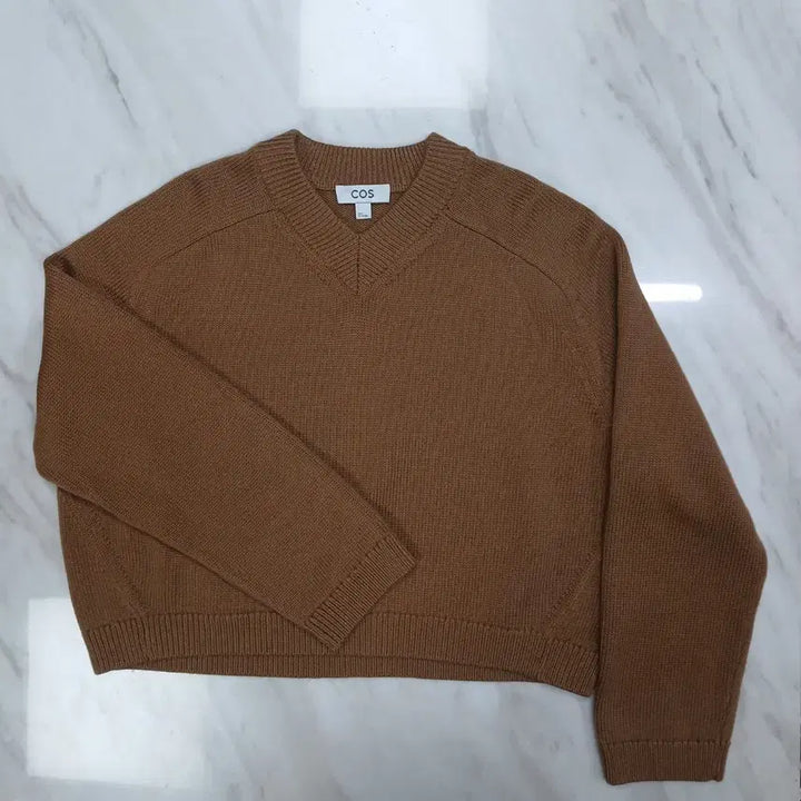 [BUNJANG] Womens Wool V-Neck Knit EUR S / [좋습니다] 코스 여성용 울 100% 브이넥 니트 EUR S (실측참고)