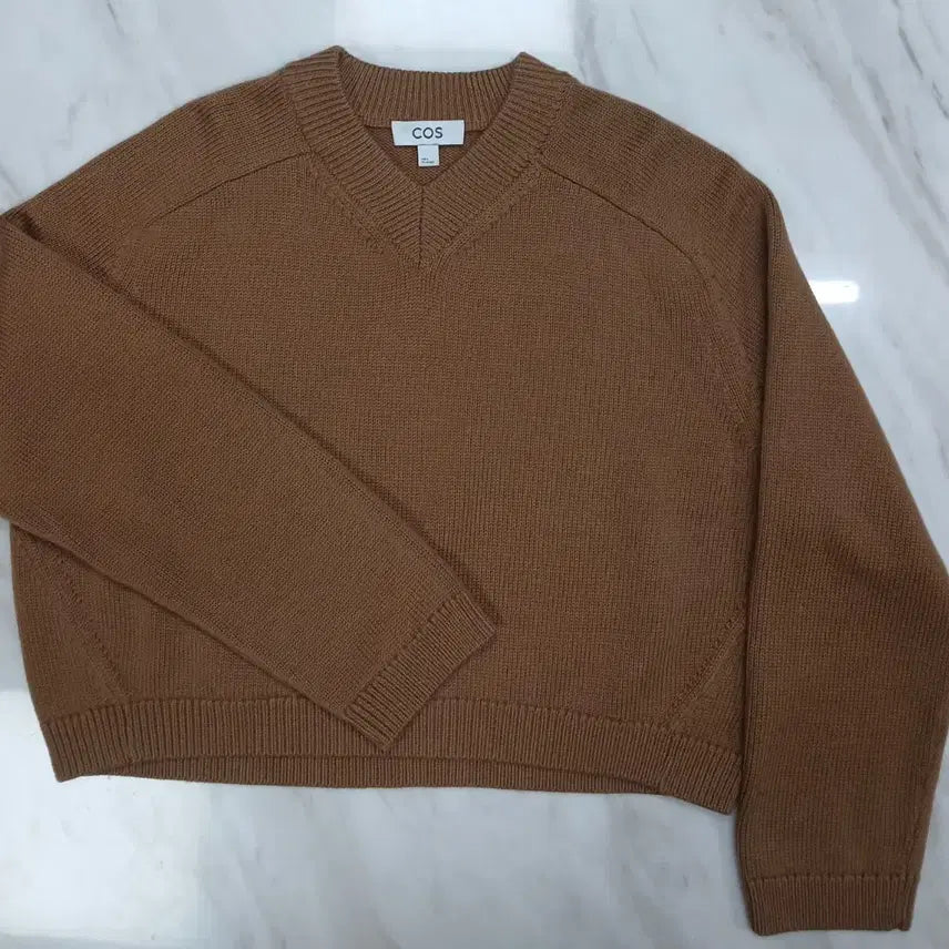 [BUNJANG] Womens Wool V-Neck Knit EUR S / [좋습니다] 코스 여성용 울 100% 브이넥 니트 EUR S (실측참고)
