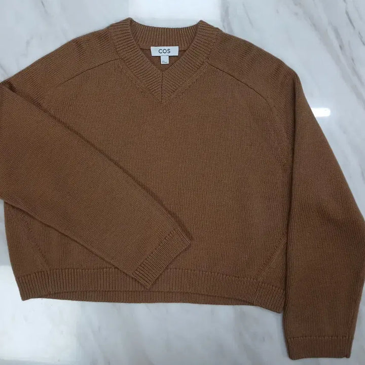 [BUNJANG] Womens Wool V-Neck Knit EUR S / [좋습니다] 코스 여성용 울 100% 브이넥 니트 EUR S (실측참고)