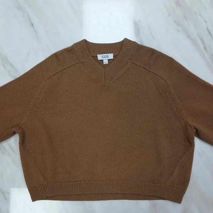 [BUNJANG] Womens Wool V-Neck Knit EUR S / [좋습니다] 코스 여성용 울 100% 브이넥 니트 EUR S (실측참고)
