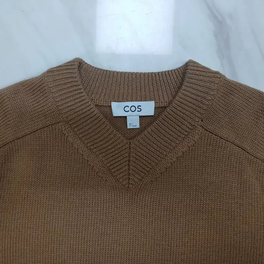 [BUNJANG] Womens Wool V-Neck Knit EUR S / [좋습니다] 코스 여성용 울 100% 브이넥 니트 EUR S (실측참고)