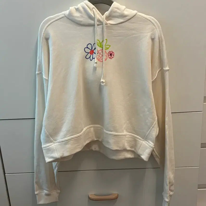 [BUNJANG] Adidas Floral Print Hoodie / 아디다스 꽃 프린팅 후드티