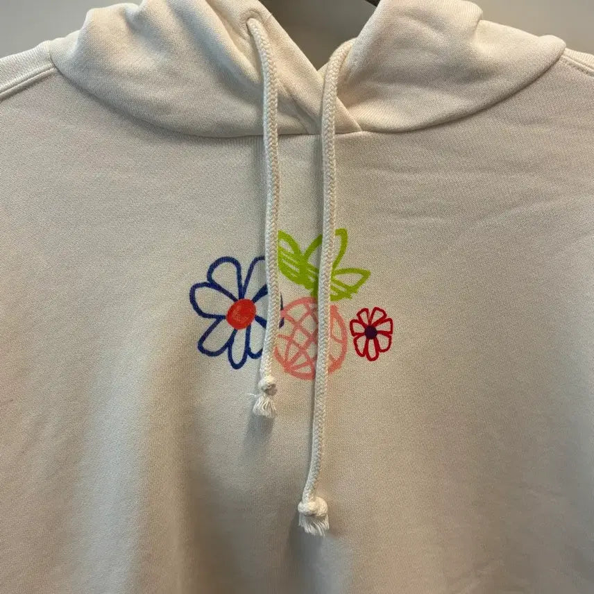 [BUNJANG] Adidas Floral Print Hoodie / 아디다스 꽃 프린팅 후드티