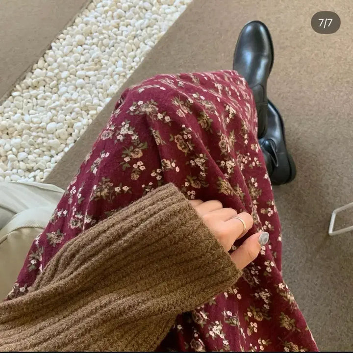 [BUNJANG] OEC Hippie Long Dress Wine / 오이니 히피 롱원피스 와인