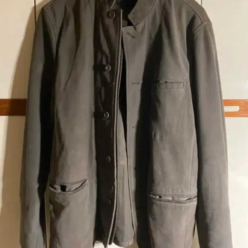 [BUNJANG] AllSaints Leather Blazer Jacket / 올세인츠 가죽 블레이저 자켓