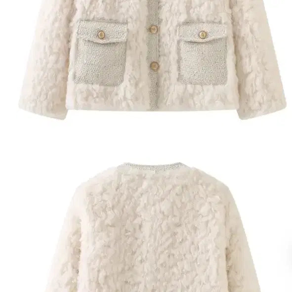 [BUNJANG] Ivory Boucle Tweed Jacket / 아이보리 부클레 트위드 자켓