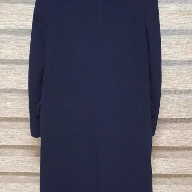 [BUNJANG] Maje Double Long Coat (Navy) / 마쥬 더블 코트 (네이비)