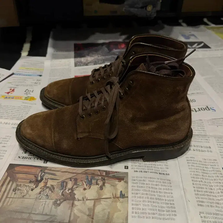 [BUNJANG] Alden 4081HY Snuff Suede Officer Boots / Alden, 4081HY, Snuff Suede, 오피서 부츠, 7.0E
