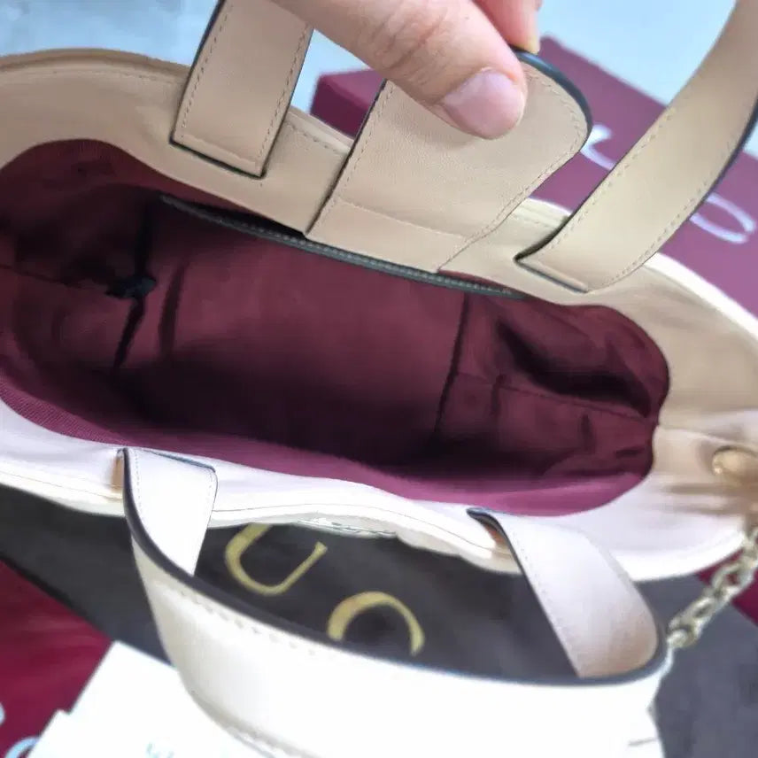 [BUNJANG] Gucci GG Marmont Small Tote Bag / 구찌 GG 마몽 스몰 토트백