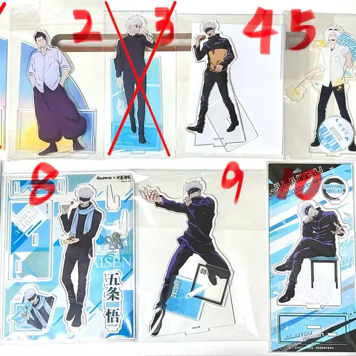 [BUNJANG] Jujutsu Kaisen Gojo Satoru Fireworks Acrylic Stand / 주술회전 고죠 불꽃놀이 아크릴스탠드