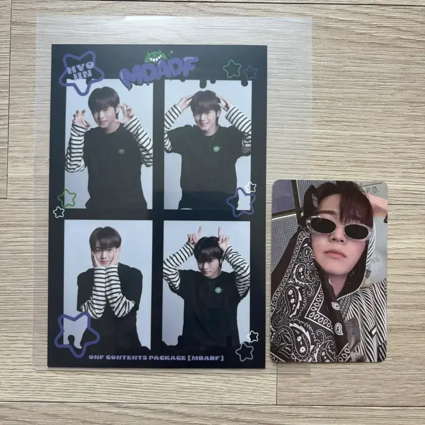 [BUNJANG] ONF Hyojin Mang-akpaem Photocard / 온앤오프 효진 망악팸 네컷사진 포카