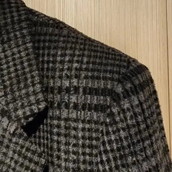 [BUNJANG] Gray/Black Wool Jacket - M Size / 그레이/블랙 모직 자켓 M