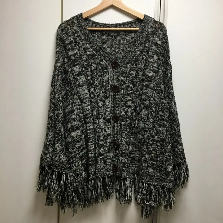 [BUNJANG] Vintage Cape Poncho / 일본 빈티지 케이프 판초 판쵸 모리걸 히피 그런지페어리