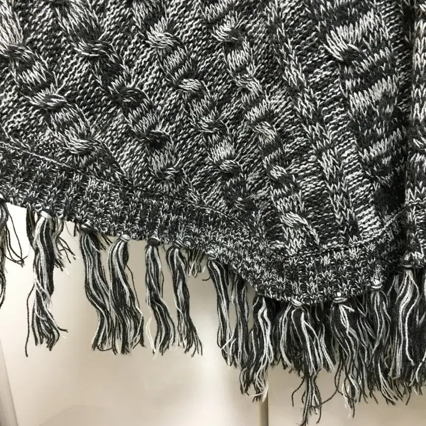 [BUNJANG] Vintage Cape Poncho / 일본 빈티지 케이프 판초 판쵸 모리걸 히피 그런지페어리