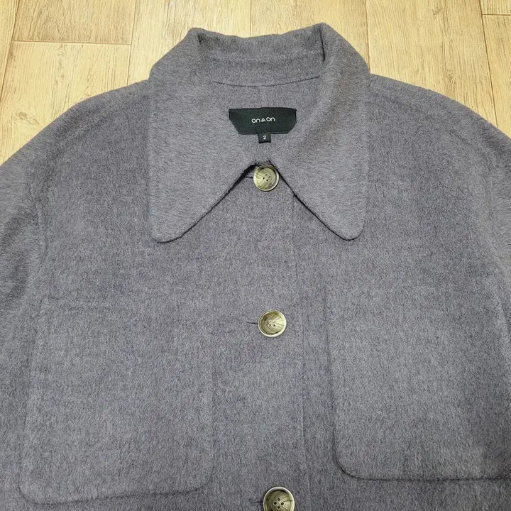 [BUNJANG] ON&ON Handmade Blouson Wool Jacket / 온앤온(ON&ON) 핸드메이드 블루종 울자켓 프리사이즈