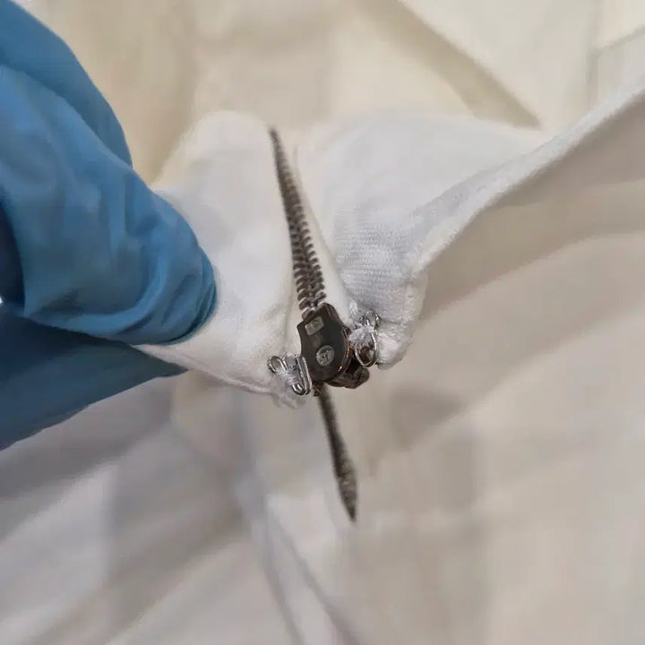 [BUNJANG] Dolce & Gabbana White Pleated Mini Skirt / 돌체앤가바나 D&G 정품 화이트 플리츠 스커트