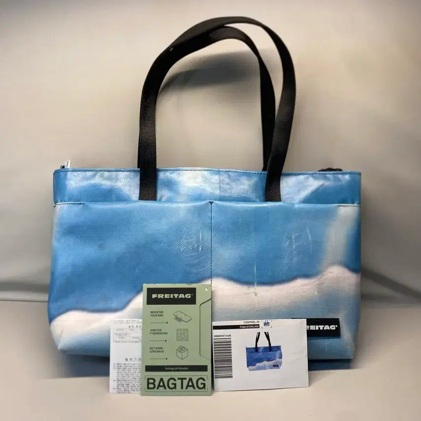 [BUNJANG] FREITAG Sterling Cloud Pattern Handbag / 프라이탁 스털링 구름 전사 (잔여 보증기간 22개월)