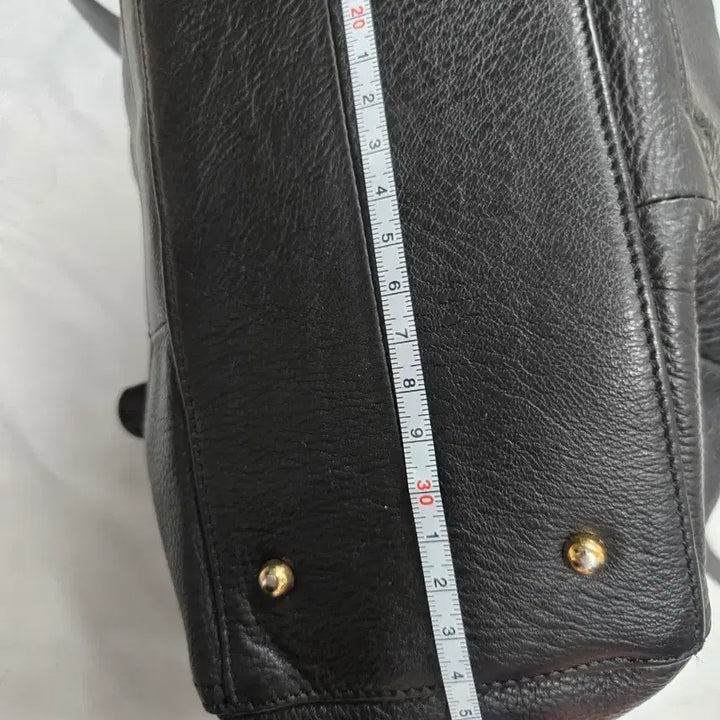 [BUNJANG] Zino Ferario Black Leather Shoulder Bag / 지노 페라리오.   블랙.가죽 숄더백