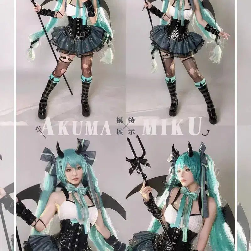 [BUNJANG] Hatsune Miku Rascal Cosplay Full Set / (예약판매) 하츠네 미쿠 ㅡ 라스칼 코스프레 풀세트
