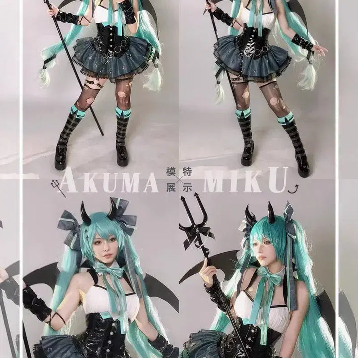 [BUNJANG] Hatsune Miku Rascal Cosplay Full Set / (예약판매) 하츠네 미쿠 ㅡ 라스칼 코스프레 풀세트