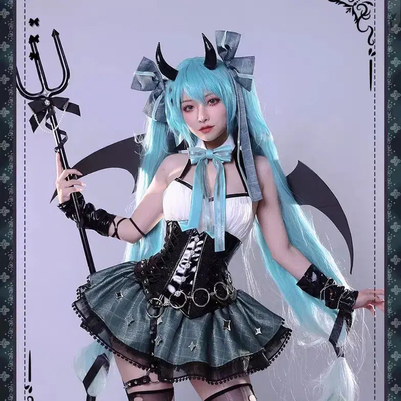 [BUNJANG] Hatsune Miku Rascal Cosplay Full Set / (예약판매) 하츠네 미쿠 ㅡ 라스칼 코스프레 풀세트