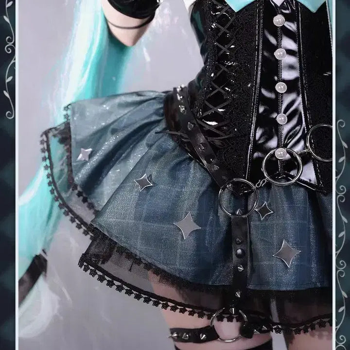 [BUNJANG] Hatsune Miku Rascal Cosplay Full Set / (예약판매) 하츠네 미쿠 ㅡ 라스칼 코스프레 풀세트