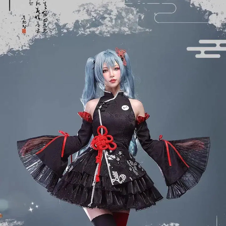 [BUNJANG] Hatsune Miku 39 Culture Chinese Style Cosplay Full Set / (예약/판매) 하츠네 미쿠 ㅡ 39컬쳐 중화풍 코스프레 풀세트