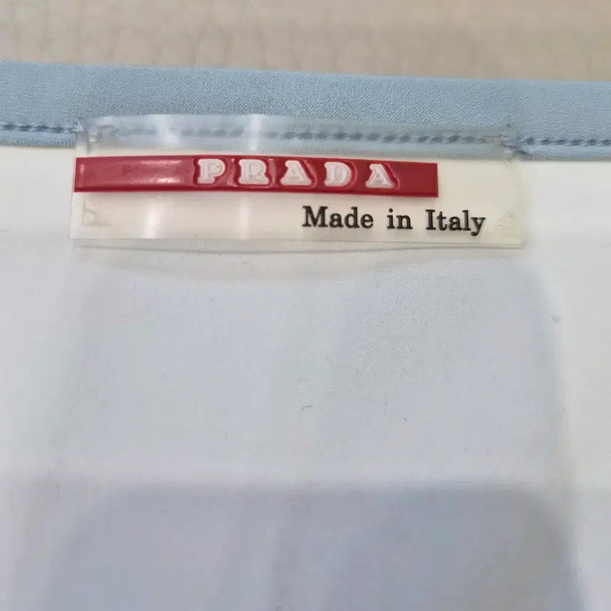 [BUNJANG] Prada Women's White T-Shirt / PRADA 프라다 정품 여성 화이트 반팔 티셔츠