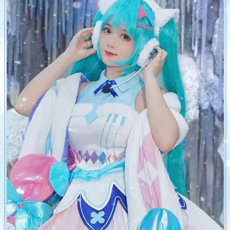 [BUNJANG] Magical Mirai 2020 Hatsune Miku Cosplay Full Set / (당일발송) 하츠네 미쿠 ㅡ 매지컬미라이 2020 코스프레 풀세트