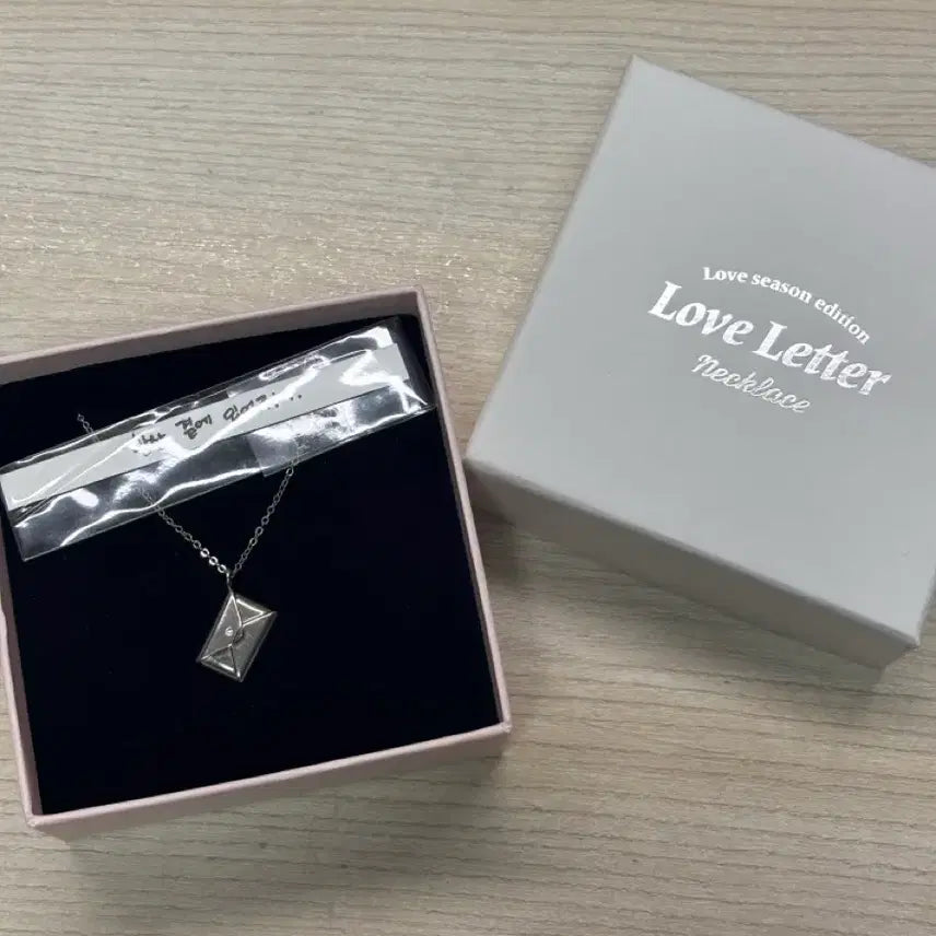 [BUNJANG] NCT Jeno Love Letter Necklace / 엔시티 제노 러브레터 목걸이