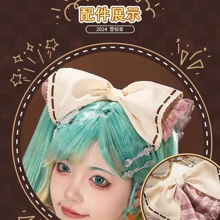 [BUNJANG] Hatsune Miku Yukimiku 2024 Cosplay Full Set / (미사용/당일발송) 하츠네 미쿠 ㅡ 유키미쿠 2024 코스프레 풀세트