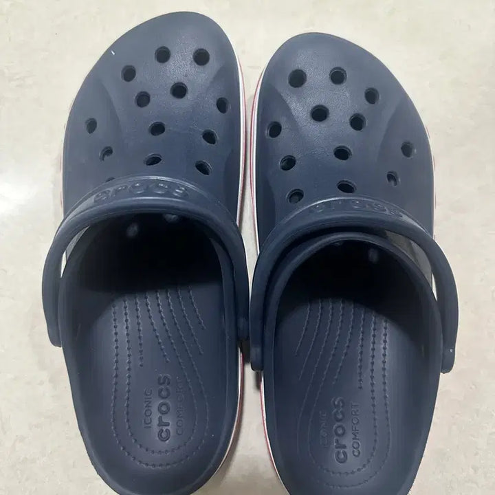 [BUNJANG] Crocs Navy American Flag Clogs / 크록스