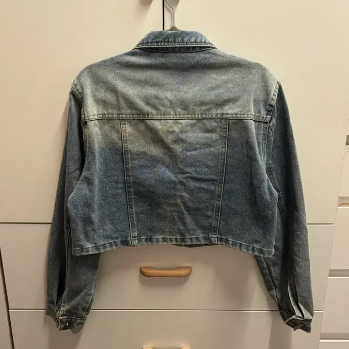 [BUNJANG] Cropped Denim Jacket / 크롭 데님 청자켓
