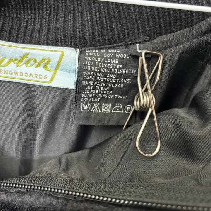 [BUNJANG] Burton Vintage Wool Zip-Up Jacket / 90s-00s  빈티지 Burton snowboard 울집업 110사이즈